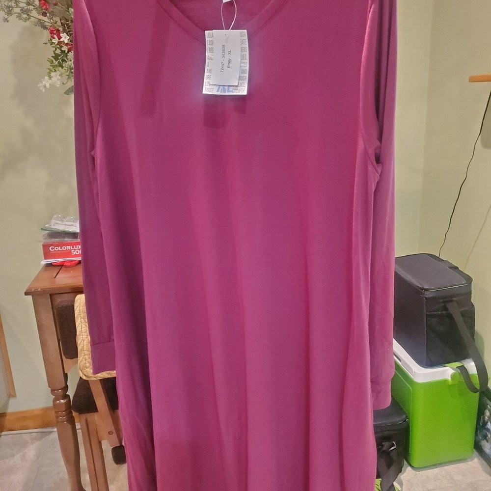 Lularoe Emily Dress XL NWT
